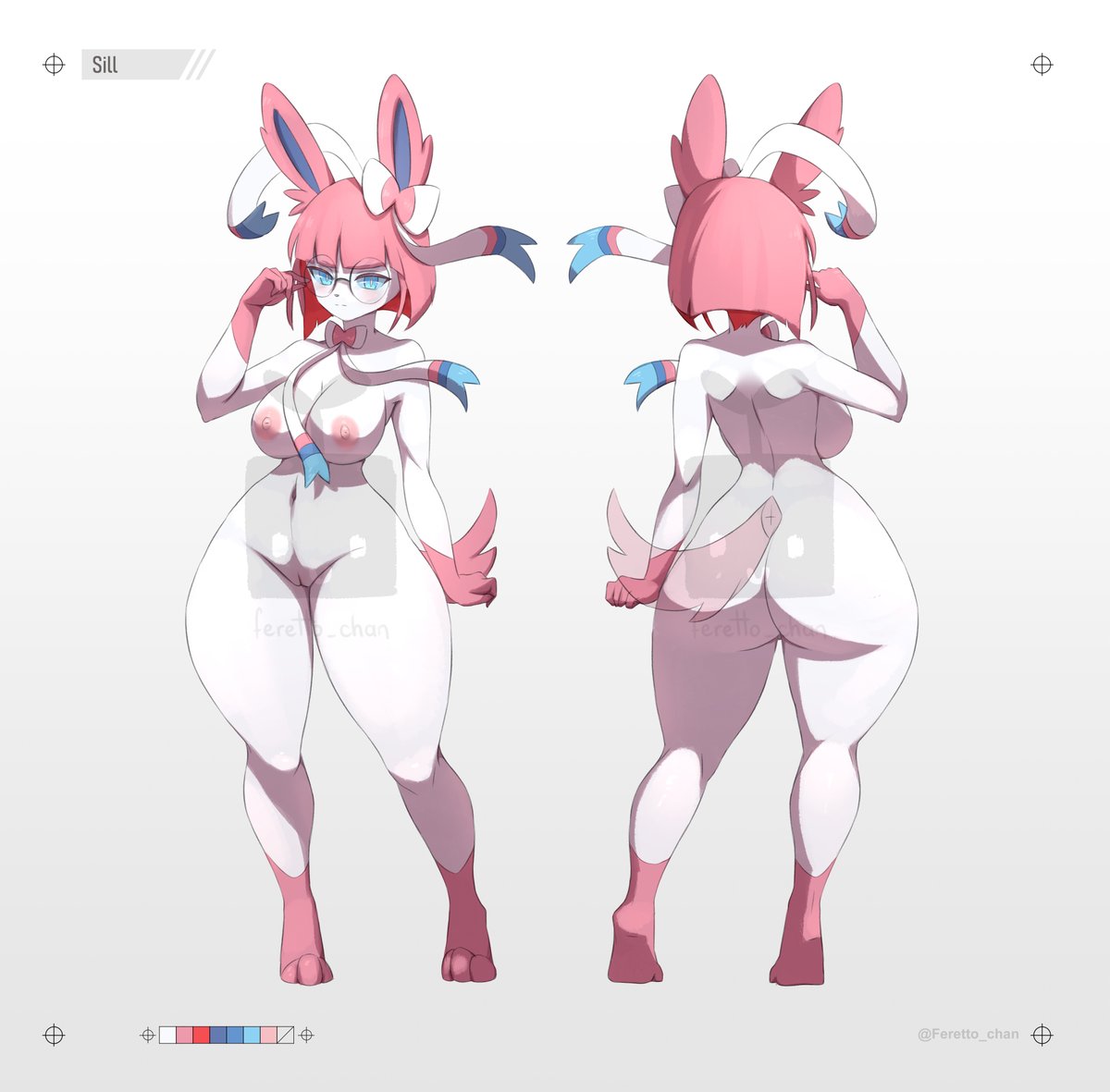 Commission for <a href="/Thatsmylinenow/">Piano</a>! 

#Commission #commissionsopen #furry #furryartist #Pokemon #sylveon #ニンフィア #referencesheet