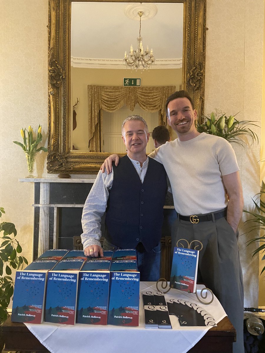époque press (@epoque_press) on Twitter photo Delighted to be in Cork at <a href="/crosshavenhouse/">Crosshaven House</a> celebrate the publication of The Language of Remembering by <a href="/hollowaywriter2/">Patrick Holloway</a>
All set up and ready to go for a lovely evening with Patrick’s family and friends.
#books #bookrecommendations #bookcommunity Delighted to be in Cork at <a href="/crosshavenhouse/">Crosshaven House</a> celebrate the publication of The Language of Remembering by <a href="/hollowaywriter2/">Patrick Holloway</a>
All set up and ready to go for a lovely evening with Patrick’s family and friends.
#books #bookrecommendations #bookcommunity