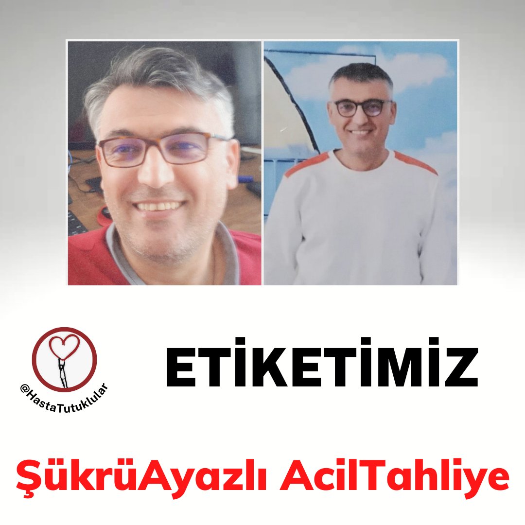 İki kez lenf kanseri teşhisiyle tedavi gören ve hastalığının tekrar nüksetmesinden endişe duyulan matematik öğretmeni Şükrü Ayazlı’nın 28 Şubatʼta mahkemesi var.

Ayazlı için ETİKETİMİZ 👇

ŞükrüAyazlı AcilTahliye
