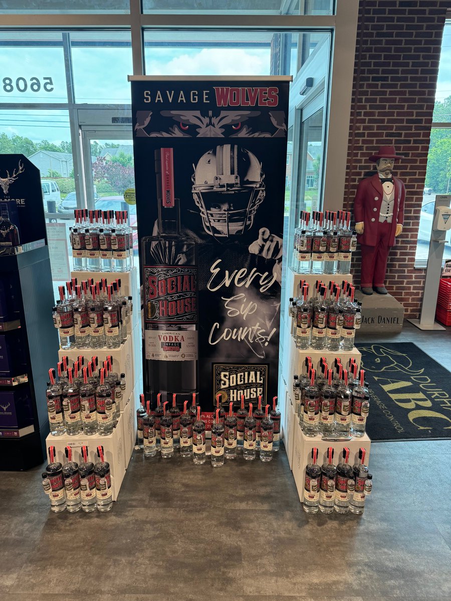 SavageWolves (@savagewolvesnil) on Twitter photo To date our partnership with <a href="/yoursocialhouse/">SOCIAL HOUSE Vodka</a> has generated $46,300 for Savage Wolves and <a href="/OnePackNIL/">One Pack NIL Collective</a>. Your support MATTERS! Available across North Carolina and if out of state you can order at the link below⬇️
socialhousevodka.com/products/savag…
<a href="/KHadreeH/">K'Hadree Hooker</a> <a href="/cary_joshi/">Cary R Joshi</a> To date our partnership with <a href="/yoursocialhouse/">SOCIAL HOUSE Vodka</a> has generated $46,300 for Savage Wolves and <a href="/OnePackNIL/">One Pack NIL Collective</a>. Your support MATTERS! Available across North Carolina and if out of state you can order at the link below⬇️
socialhousevodka.com/products/savag…
<a href="/KHadreeH/">K'Hadree Hooker</a> <a href="/cary_joshi/">Cary R Joshi</a>