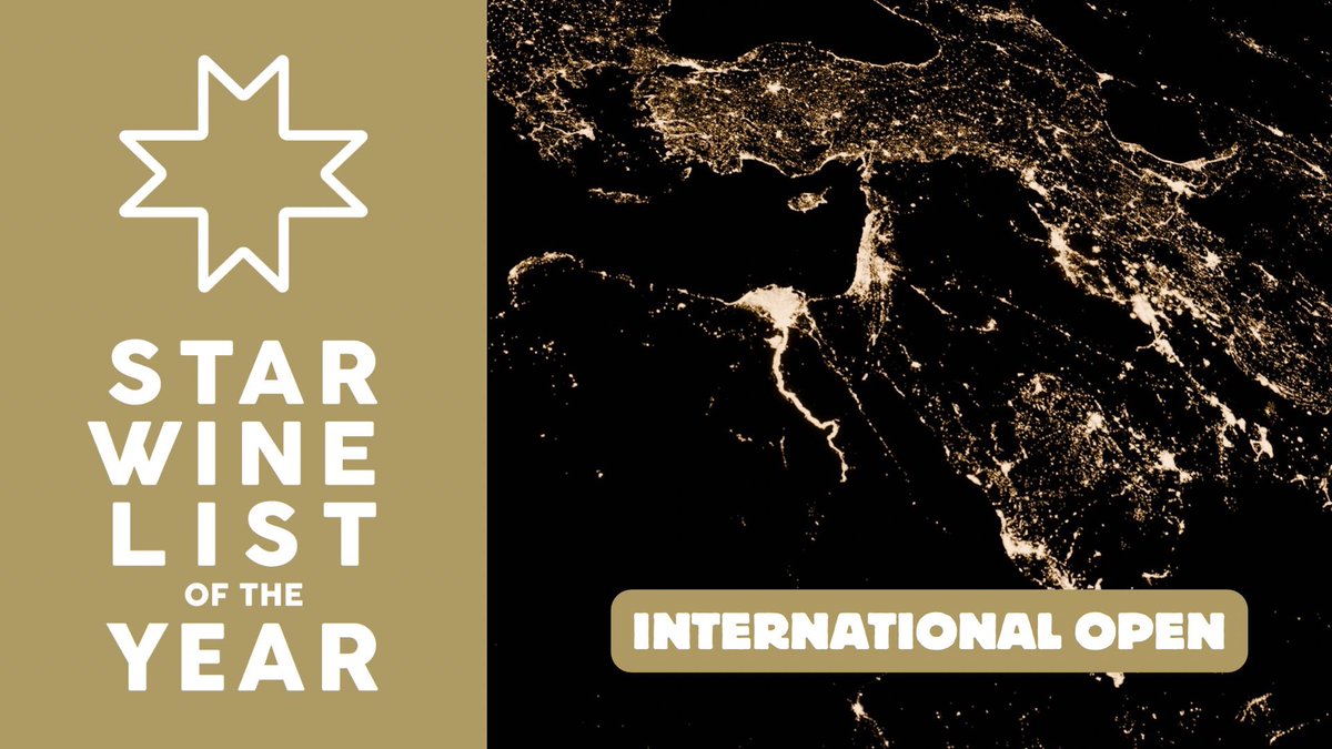 Star Wine List's International Open is back! ⭐️ Join our online competition from anywhere in the world. Deadline is Sunday March 2. 

starwinelist.com/wine-event/sta…

#starwinelist #foodandwine #sommelier #winelist #winelover