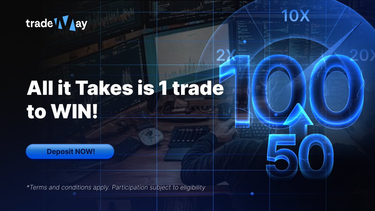 The Tradeway competition finishes in on 28th Feb - so yoiu just have a few days to get up that leaderboard and claim those juicy rewards

Are you a little low on the leaderboard and feeling like you're going to miss out?

BOOST YOUR LEVERAGE WITH DEPOSITING GUYS!
1) Deposit a