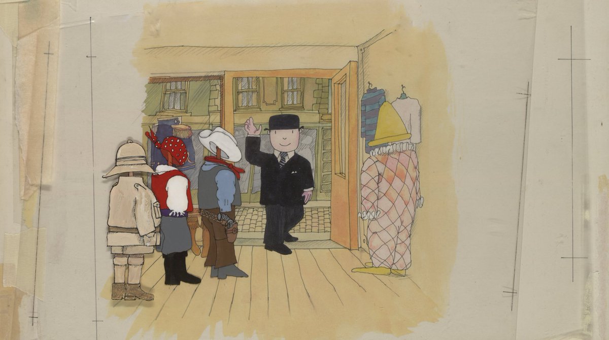 As if by magic, a new children's hero appeared on television #OTD in 1971. His name was Mr Benn. Thank you, David McKee. <a href="/thebowlerhatman/">Mr Benn</a>