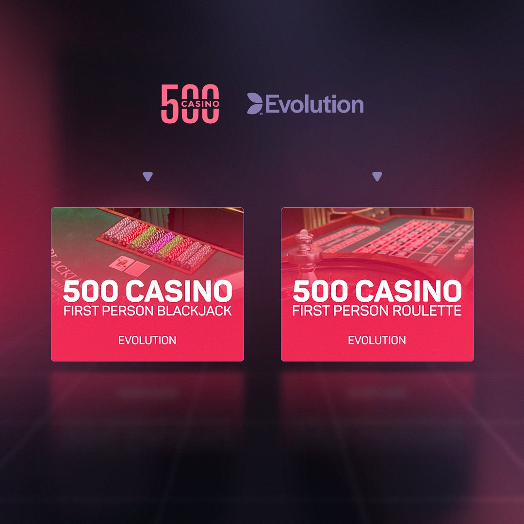 Zrzut ekranu z aplikacji 500 Casino pokazujący interfejs gry