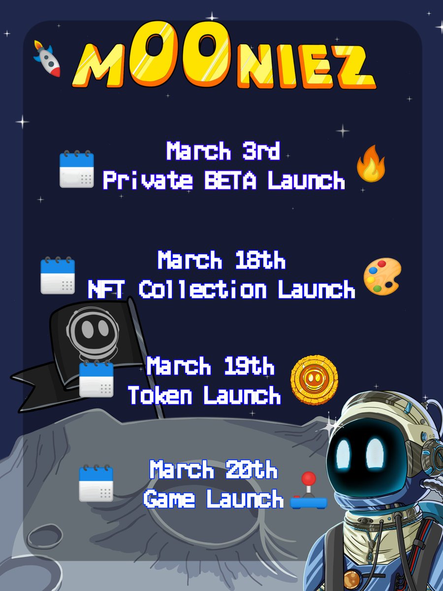 Mooniez's roadmap is here 🔥

Gaming is coming back to Solana🕹️

If you want to be part of the private beta for your $SNUG airdrop 💸, drop your $SOL wallet and engage with this post.