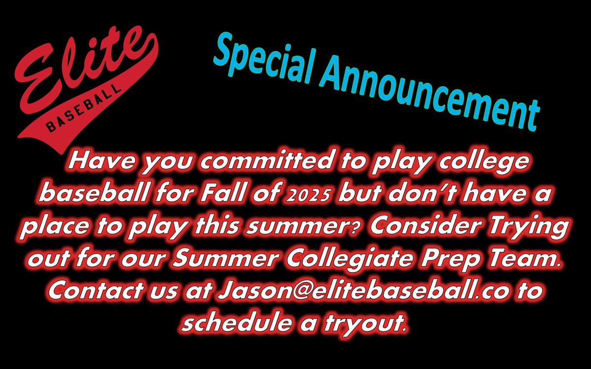 Elite Baseball tweet media