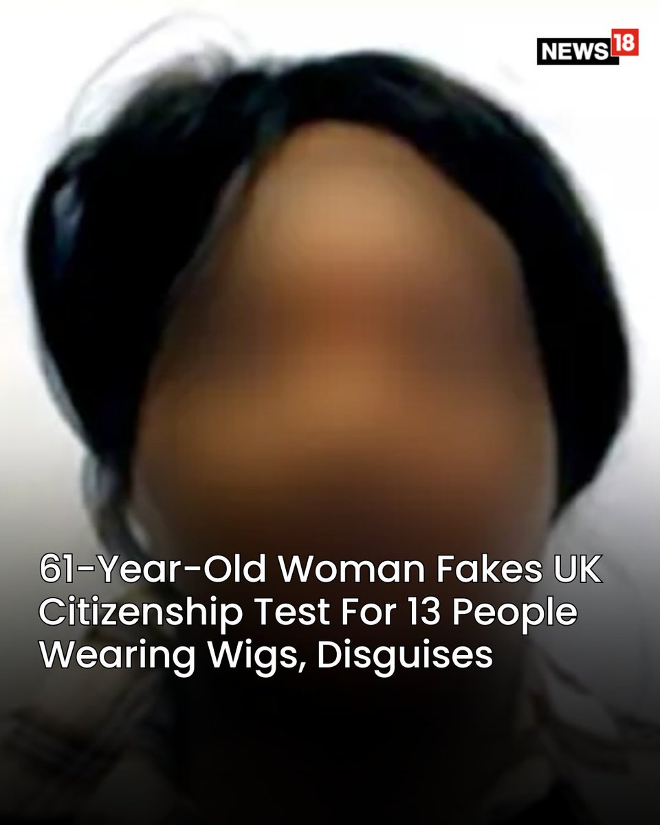 CNNnews18's tweet image. A British woman admitted Tuesday that she wore wigs and other disguises to fraudulently take a UK citizenship test for more than a dozen foreigners.

#UK #Citizenship #CitizenshipTest #Viral

news18.com/world/61-year-…