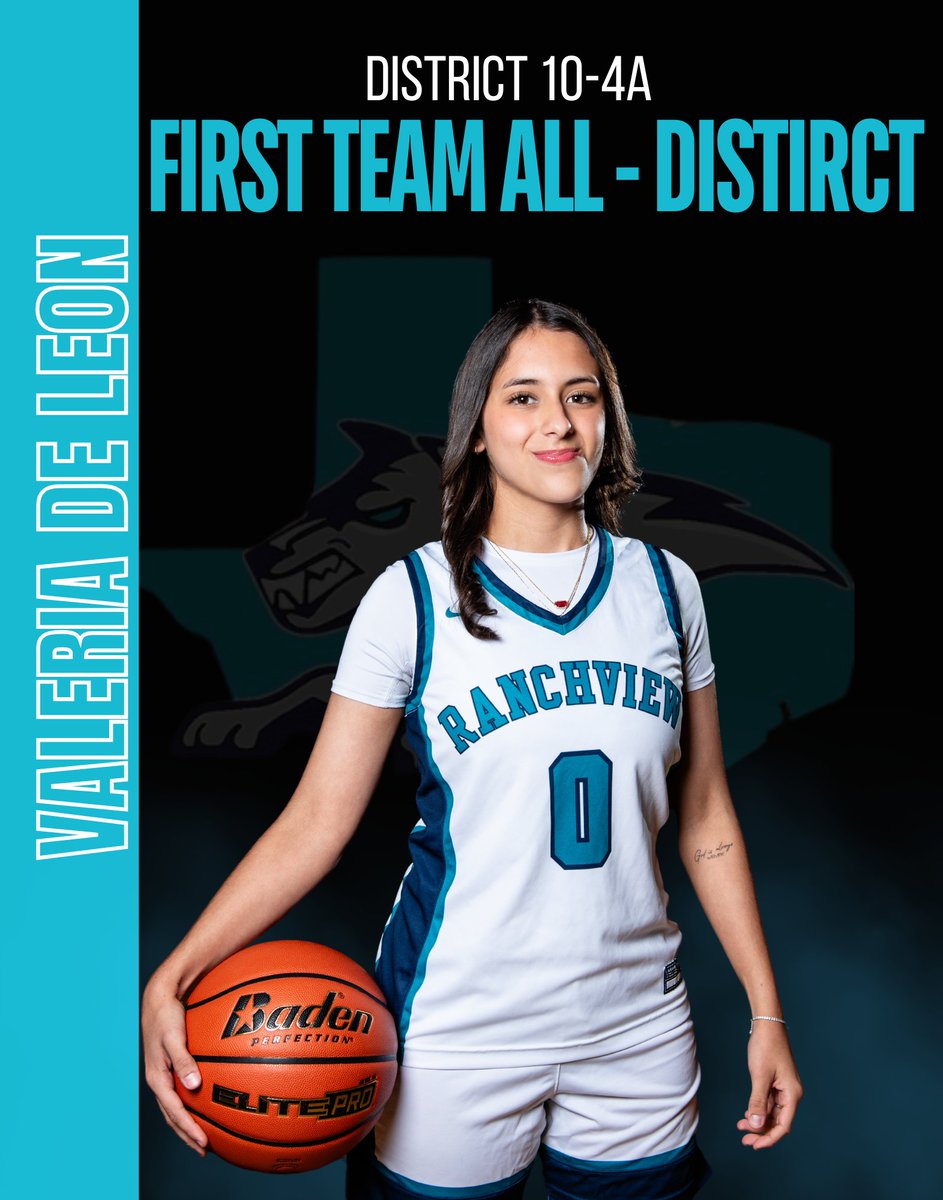 Congratulations Valeria De Leon,  on being selected for First Team All-District!