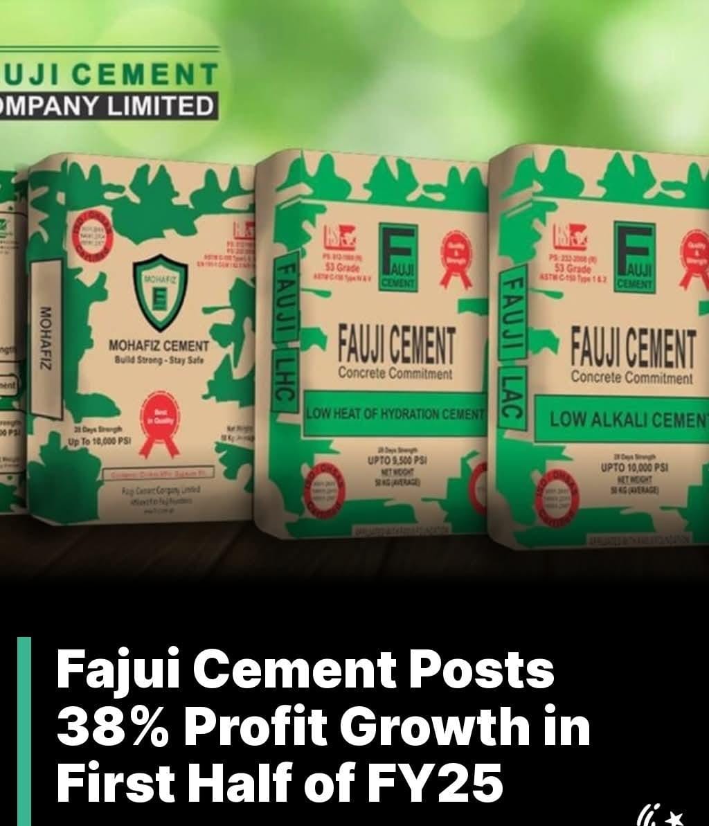Fauji Cement Company Limited (PSX: FCCL) has announced its financial results for the half year ended on December 31, 2024, posting a profit after tax (PAT) of Rs. 7.26 billion, up 38% YoY compared to Rs. 5.27 billion in the same period last year.
#BBBB25 #Vina2025 #LCDLFAllStars