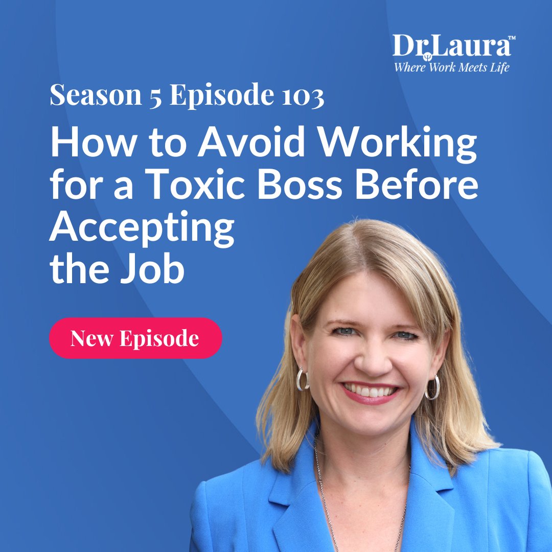 Dr. Laura: Where Work Meets Life tweet media