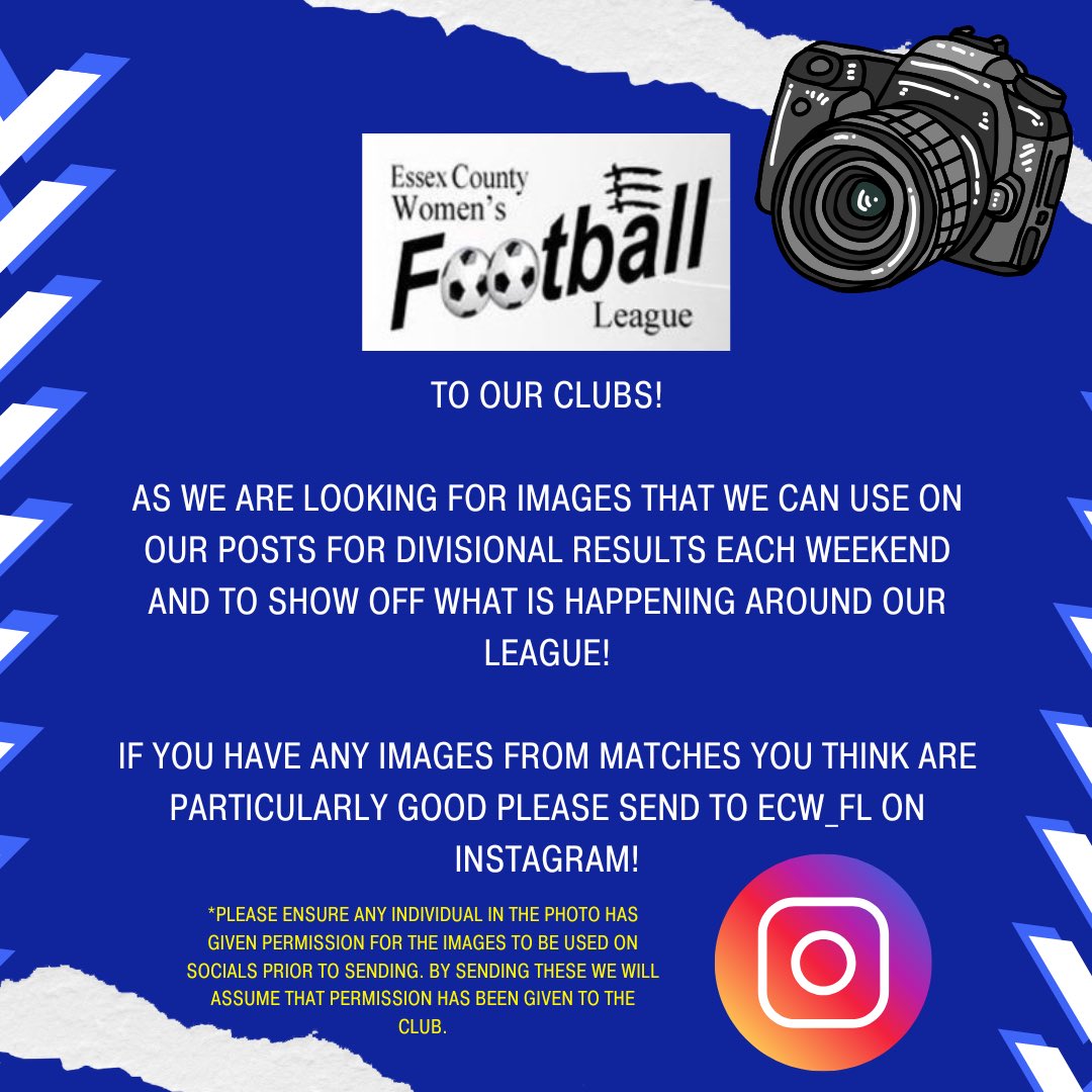 📸As we look to grow our social media presence we want to do so with our incredible army of clubs at the front of that! 

🚨 Please make sure any individuals in images have given permission for their image to be used.