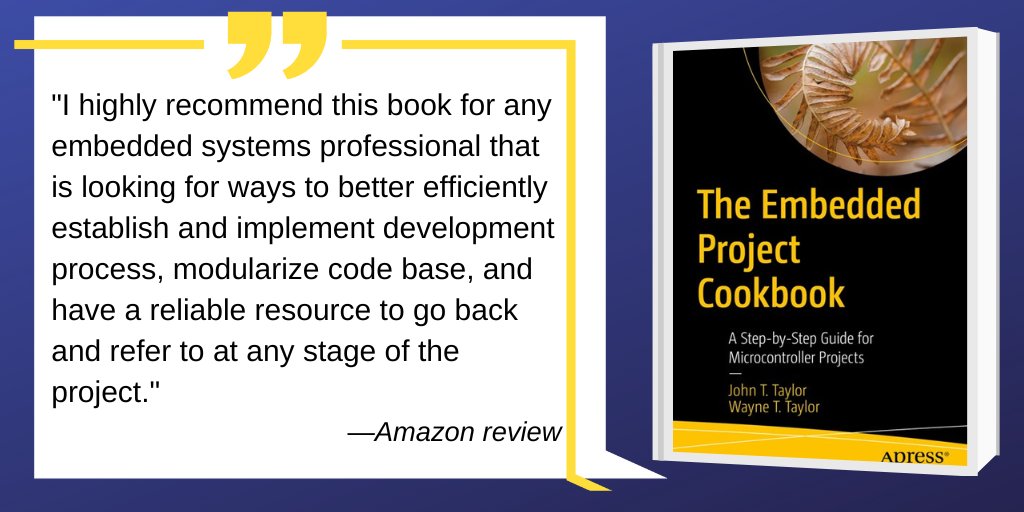 Apress's tweet image. 🛠️ Build and release high-quality embedded systems with ease! Learn about software processes, CI, and design reviews to create maintainable and extensible code. 📚 #EmbeddedDevelopment #CodingTips 💡

🔗 ow.ly/7GsX50UEBnP