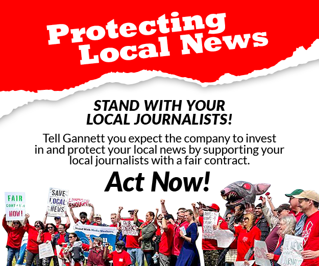 nyguild's tweet photo. Stand with unionized journalists and tell @Gannett to stop destroying local news in New Jersey and New York. https://t.co/dGQAnzgj10 https://t.co/LkyphDBqDO