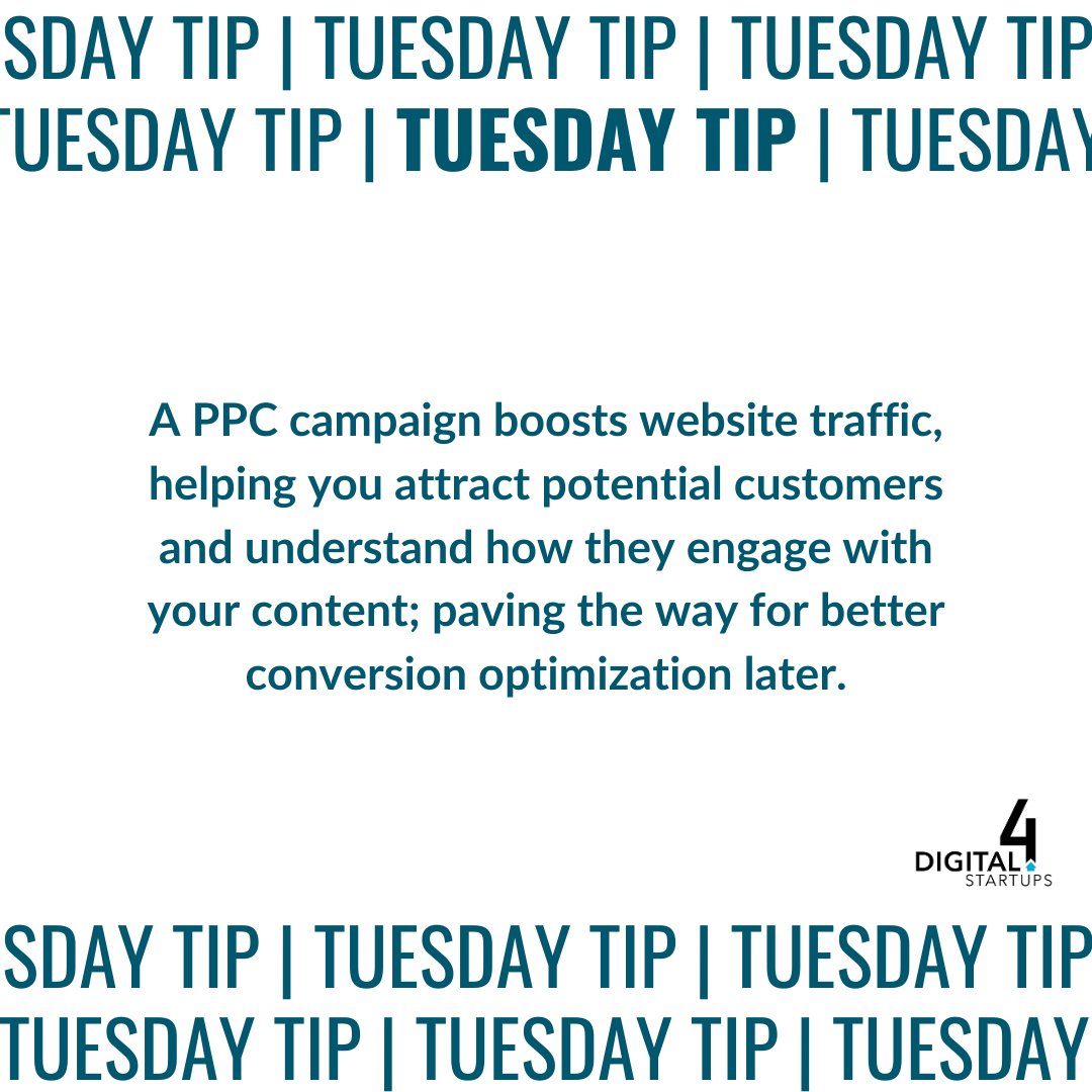 Digital4Startups (@digital4startup) on Twitter photo Want to drive more traffic & turn clicks into customers? 🚀
A strong PPC campaign boosts traffic and reveals how users engage with your content, paving the way for better conversions. 💡
Ready to make every click count? Digital4Startups can help! Want to drive more traffic & turn clicks into customers? 🚀
A strong PPC campaign boosts traffic and reveals how users engage with your content, paving the way for better conversions. 💡
Ready to make every click count? Digital4Startups can help!