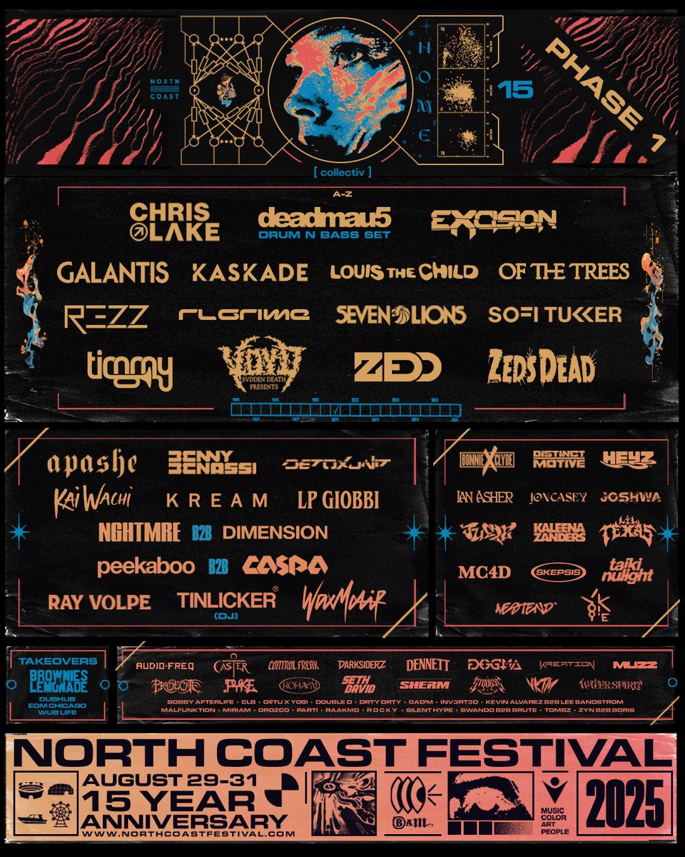 Wub Life is making its Northcoast debut! Our team is incredibly excited to add on to the festival’s beautifully curated multi genre experience &amp; we’re stoked to announce we will be delivering the first HardStyle lineup Chicago has seen at a festival in years. We Will Rejoice!🧡