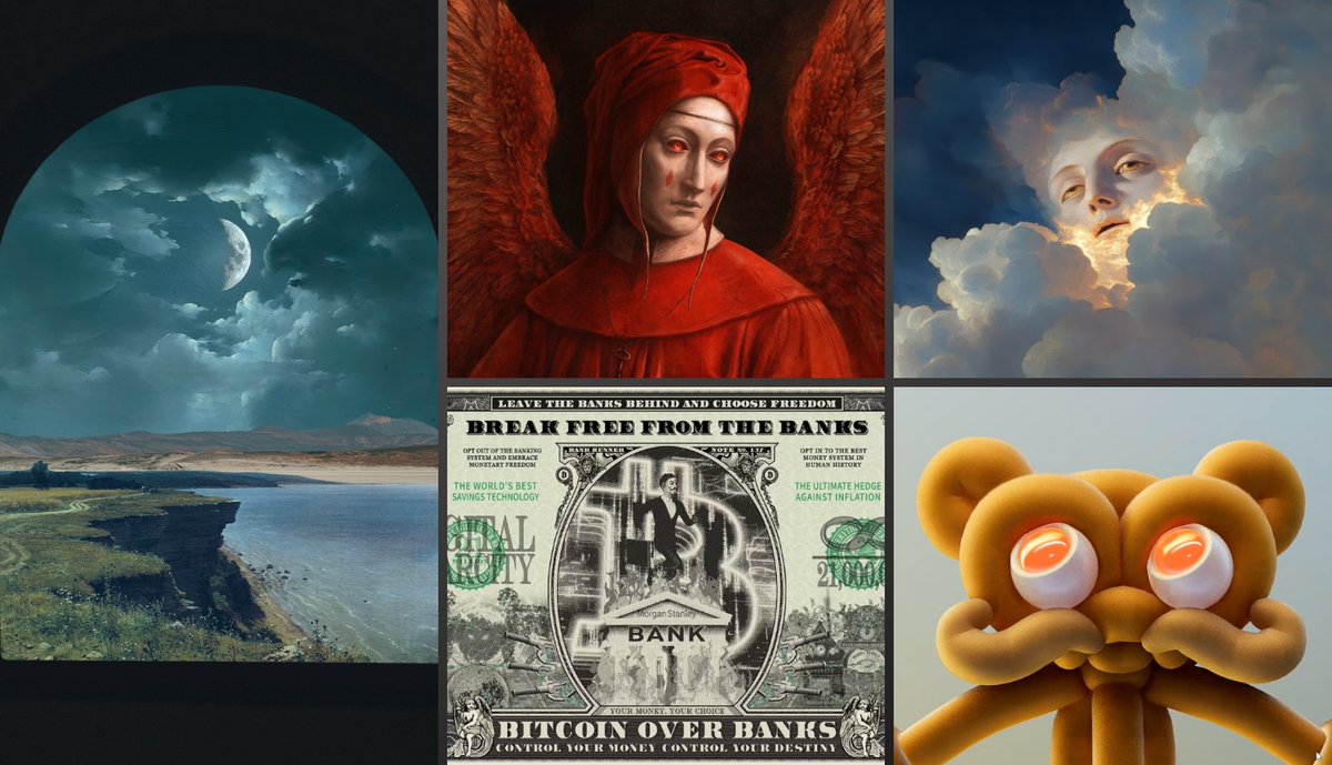 Now Media (@nowmedia) on Twitter photo We're back with this week's All Eyes on Art! 🎨
Here are the upcoming art collections you won't want to miss, compiled by <a href="/SteveMiller_PHX/">Steven Miller</a> ↓
Featuring:
<a href="/refikanadol/">Refik Anadol</a>
<a href="/ClaireSilver12/">Claire Silver 🌸</a>
<a href="/hollyherndon/">Holly Herndon</a>
<a href="/niceaunties/">niceaunties</a>
<a href="/rainisto/">Roope Rainisto</a>
<a href="/VanArman/">Pindar Van Arman 💎</a>
<a href="/jessewoolston/">Jesse Woolston</a>
<a href="/POSTWOOK/">post wook ✨🌻</a> We're back with this week's All Eyes on Art! 🎨
Here are the upcoming art collections you won't want to miss, compiled by <a href="/SteveMiller_PHX/">Steven Miller</a> ↓
Featuring:
<a href="/refikanadol/">Refik Anadol</a>
<a href="/ClaireSilver12/">Claire Silver 🌸</a>
<a href="/hollyherndon/">Holly Herndon</a>
<a href="/niceaunties/">niceaunties</a>
<a href="/rainisto/">Roope Rainisto</a>
<a href="/VanArman/">Pindar Van Arman 💎</a>
<a href="/jessewoolston/">Jesse Woolston</a>
<a href="/POSTWOOK/">post wook ✨🌻</a>