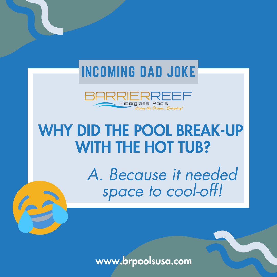BRPools_USA's tweet photo. You're welcome. 😂

Check out our dad joke free website to find the perfect fiberglass pool:

🔗 https://t.co/JvPjyk52aB

#DadJoke #PoolHumor #BarrierReefFiberglassPools #MakeASplash #BackyardGoals https://t.co/EkXVtawCkK