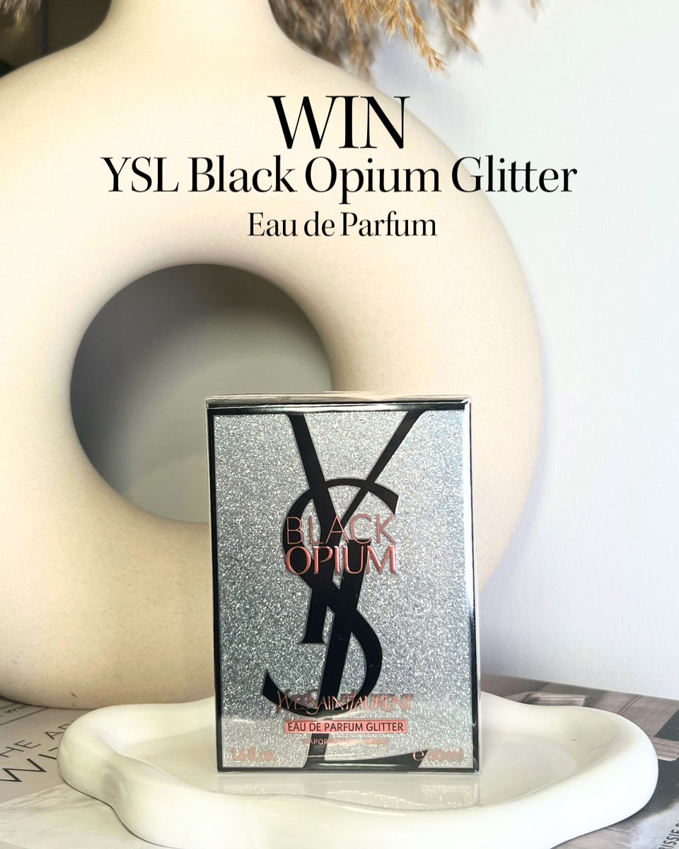 Win the BRAND NEW 
Yves Saint Laurent Black Opium Glitter ✨🖤

To Enter:
✨ Follow Us 
✨ Like this post &amp; our previous 3 
✨ Tag a friend (the more comments, the more entries)

Competition ends 13/03/2025 at midnight, UK only, winner will be contacted by DM!