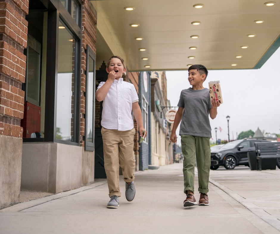 New shoes and a box of chocolates. Life is sweet 🍫