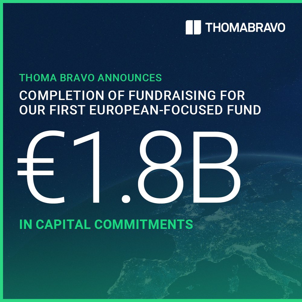 Orlando Bravo (@orlandobravotb) on Twitter photo Excited to share that <a href="/thomabravo/">Thoma Bravo</a> has closed our first European-focused fund. This milestone is a testament to the incredible talent and potential we see in the European software market. We look forward to partnering with the next generation of leaders.
bit.ly/3Qz0oW0 Excited to share that <a href="/thomabravo/">Thoma Bravo</a> has closed our first European-focused fund. This milestone is a testament to the incredible talent and potential we see in the European software market. We look forward to partnering with the next generation of leaders.
bit.ly/3Qz0oW0