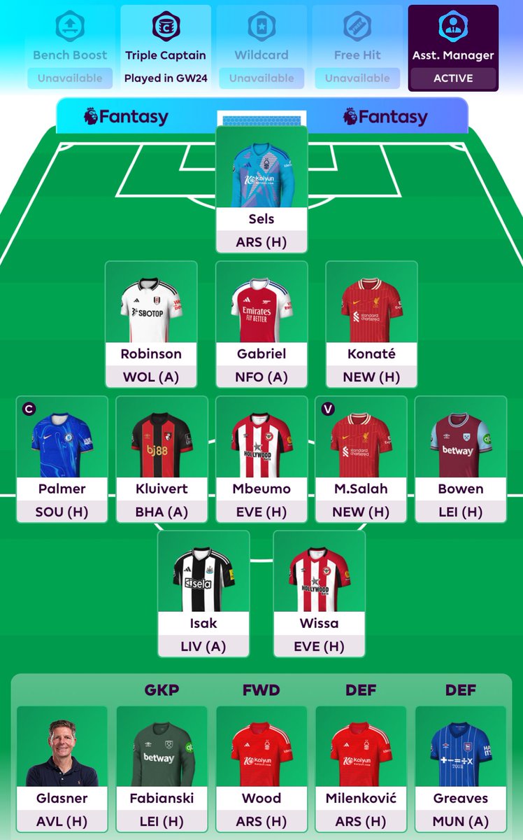 YakirFpl's tweet photo. #FPL #GW27
Rogers ⏩️ Bowen
AM Chip Active for the last time!! - Glasner🫣
©️Palmer ❄️
📈 OR: 282K↗️
🇮🇱ISR Rank: 805↗️
#FPL #פידפנטזי #FPLCommmunity https://t.co/qajmMBO5qr