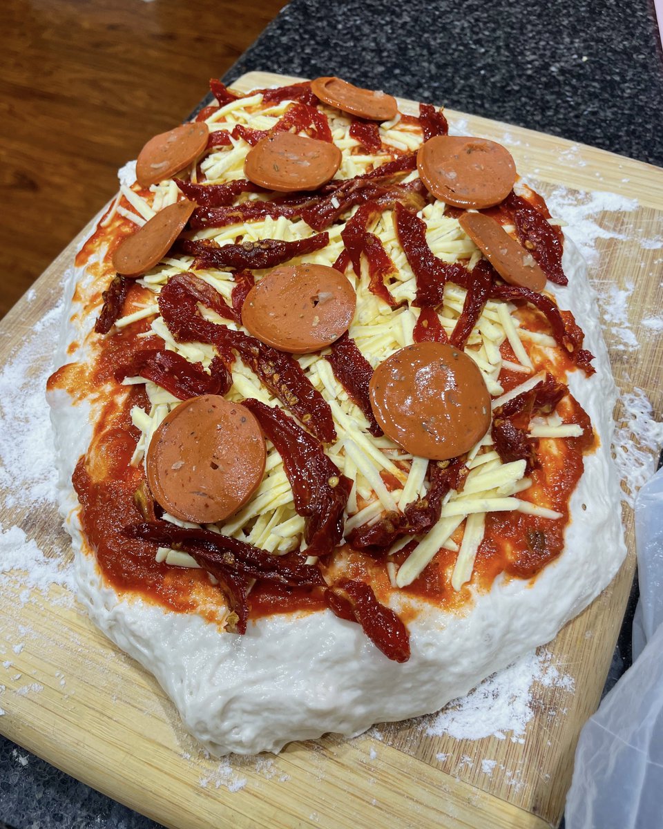 homemade (vegan) pizza bread loaf 🥰🍕🍞