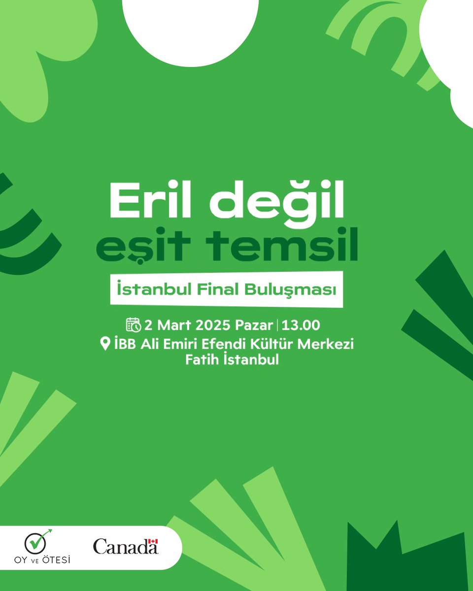 #ErilDeğilEşitTemsil