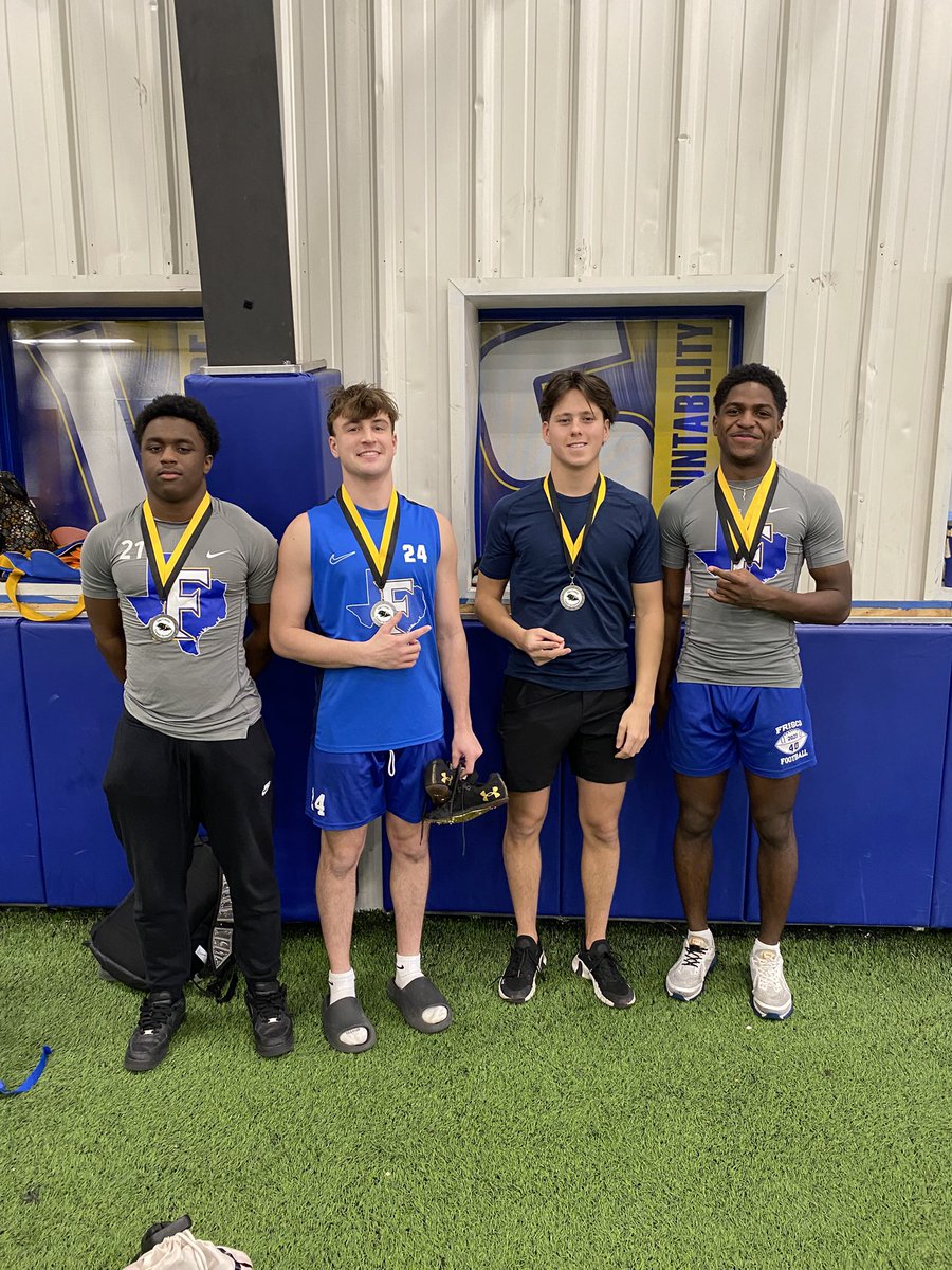 Congrats to the Boys’ 400m Relay for their 2nd Place finish at the ‘25 Cougar Invitational this past weekend. The relay members include junior David Nickerson, junior Harrison Hicks, senior Nash Horton, and sophomore Brennen Lacey. Way to go guys!