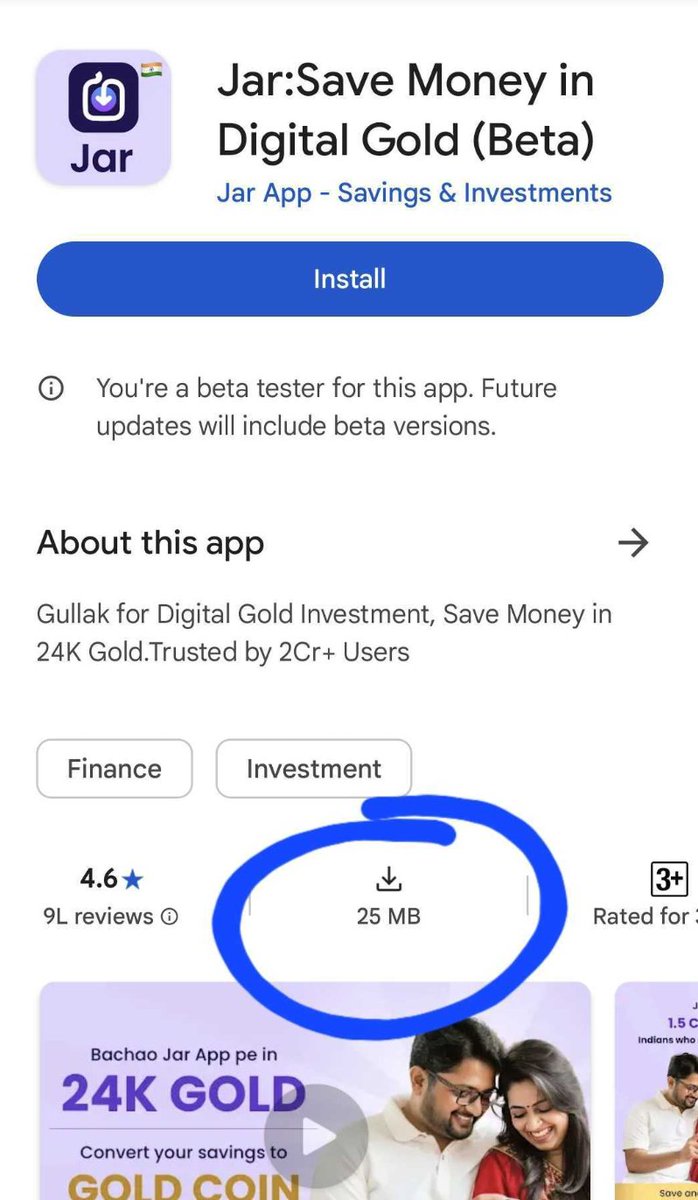 msoumenpaul2's tweet image. We at Jar recently released a beta version which constitutes of only 25mb which is almost 28% lesser than current(33mb). 
This includes a lot of engineering being done across R8 Compiler resources, DFM, removing transitive dependencies and duplicate res. 

#AndroidEngineering