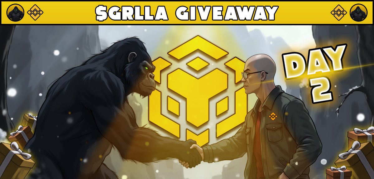 gorillabs's tweet image. 🚨 GIVEAWAY 🚨 🙏 @cz_binance @BNBCHAIN 🙏 ⏰ DAY 2 ⏰

instead of paying stupid influencers and stupid marketers, we prefer to distribute the treasure to the community.

we'll gift 500.000 $GRLLA to the community every day until @cz_binance and @BNBCHAIN notice us.

5 winners