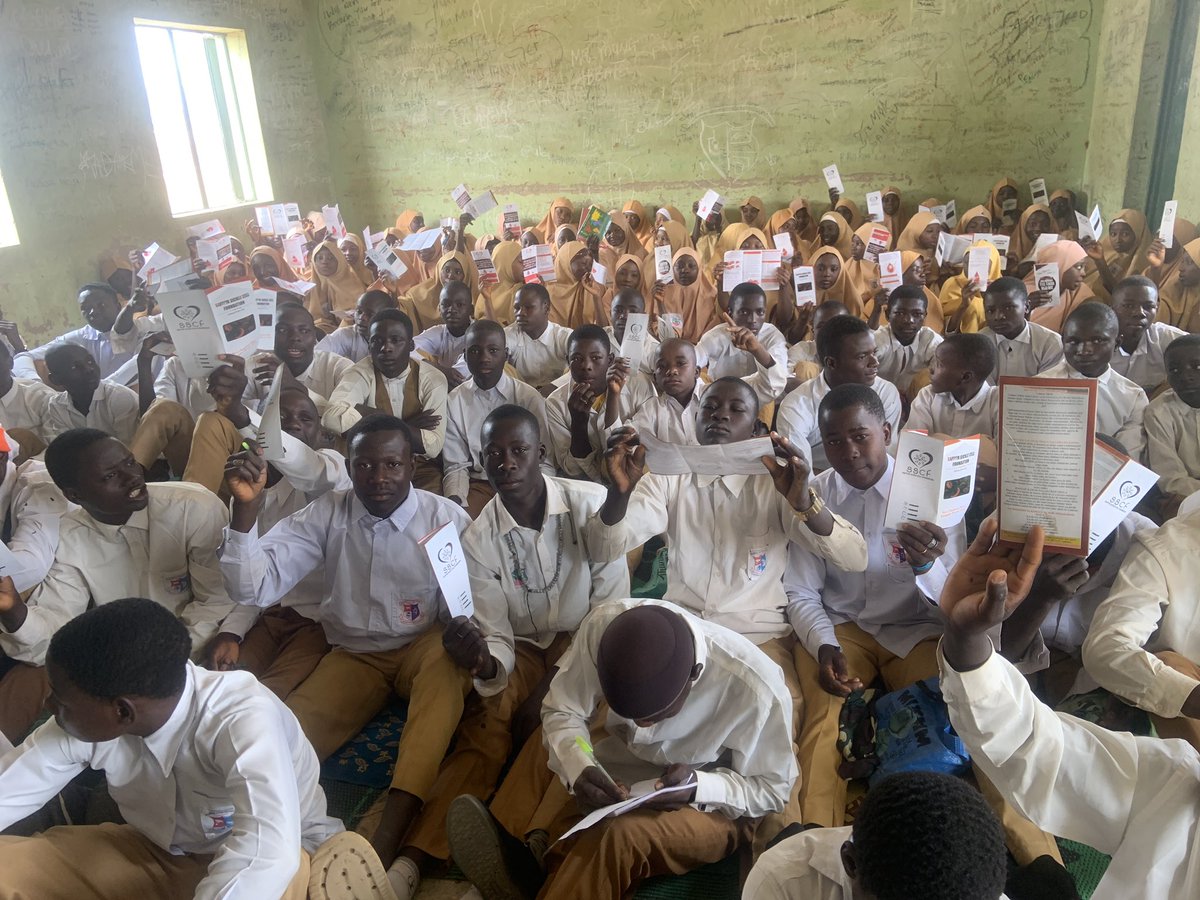 Today, we took the conversation on Sickle Cell Disease to Government Secondary School, Gangara—Giwa, educating students on genotype compatibility, early diagnosis, and healthy living. Knowledge is power!  #SickleCell #GenotypeMatters #HealthForAll
