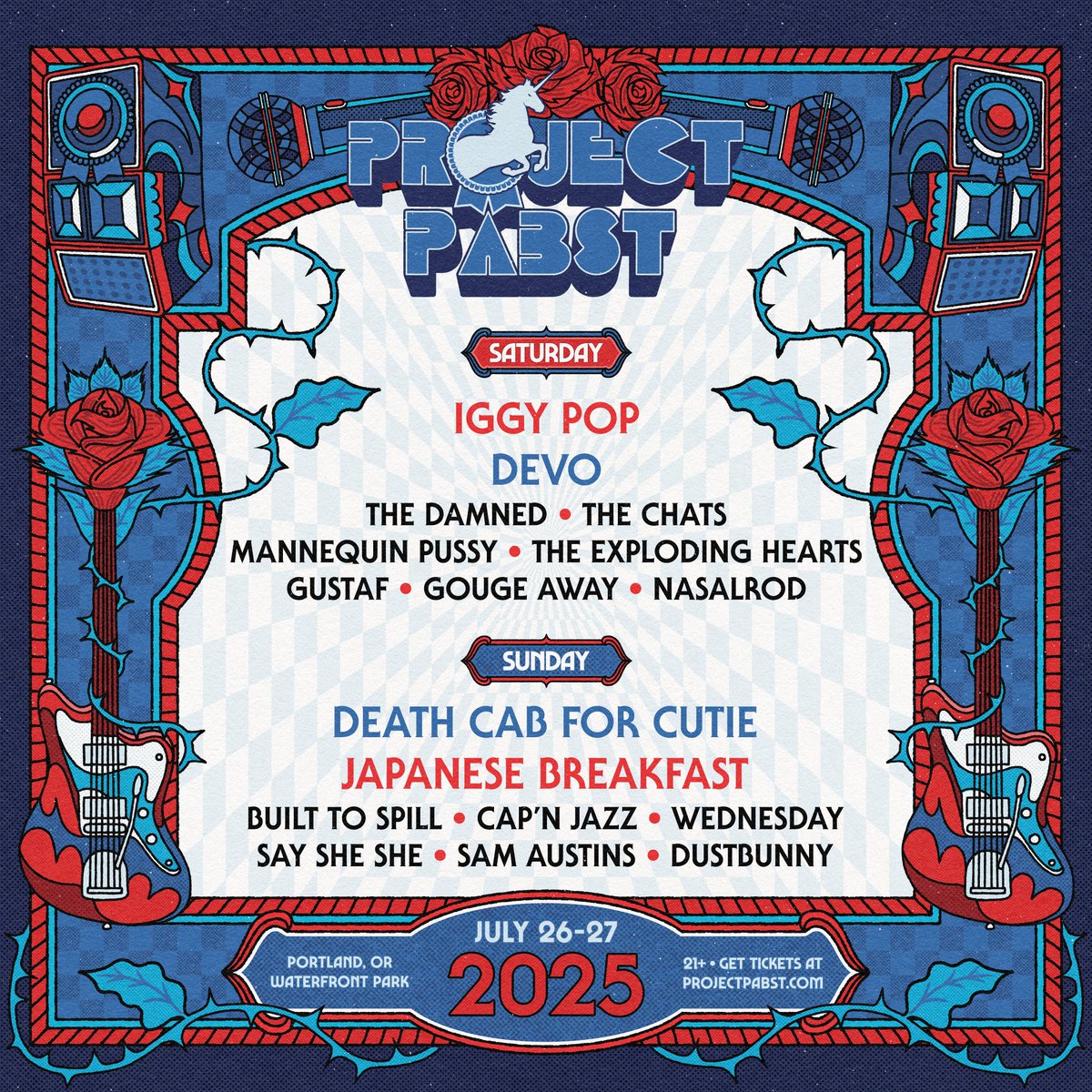 Gustaf (@gustaf_nyc) on Twitter photo We’re headed back to Portland to play <a href="/projectpabst/">Project Pabst</a> this July! Stoked to be part of such an incredible lineup, tickets go on sale this Friday at 10am PST ::)
Photo by Ivy Owens We’re headed back to Portland to play <a href="/projectpabst/">Project Pabst</a> this July! Stoked to be part of such an incredible lineup, tickets go on sale this Friday at 10am PST ::)
Photo by Ivy Owens
