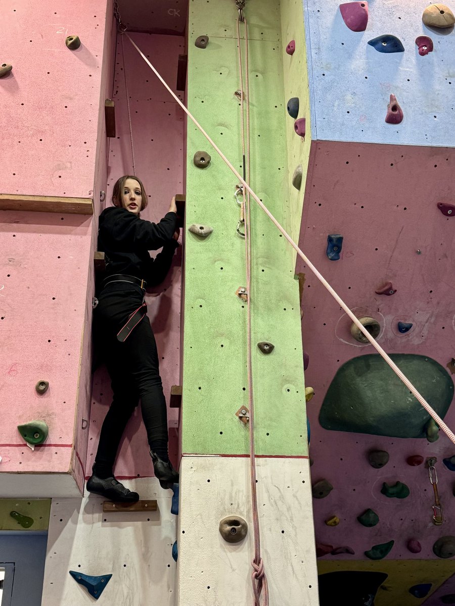 St John's RC Academy - Pupil Support (@stjpupilsupport) on Twitter photo Climbing |
Wiktoria was honing her belaying skills this week but also had a go of the chimney route. Ms Cook also test piloted the new grey 5+ route to the right of the chimney. Thanks to Calvin for belaying too.
<a href="/st_johnsacademy/">St John's RC Academy</a> Climbing |
Wiktoria was honing her belaying skills this week but also had a go of the chimney route. Ms Cook also test piloted the new grey 5+ route to the right of the chimney. Thanks to Calvin for belaying too.
<a href="/st_johnsacademy/">St John's RC Academy</a>