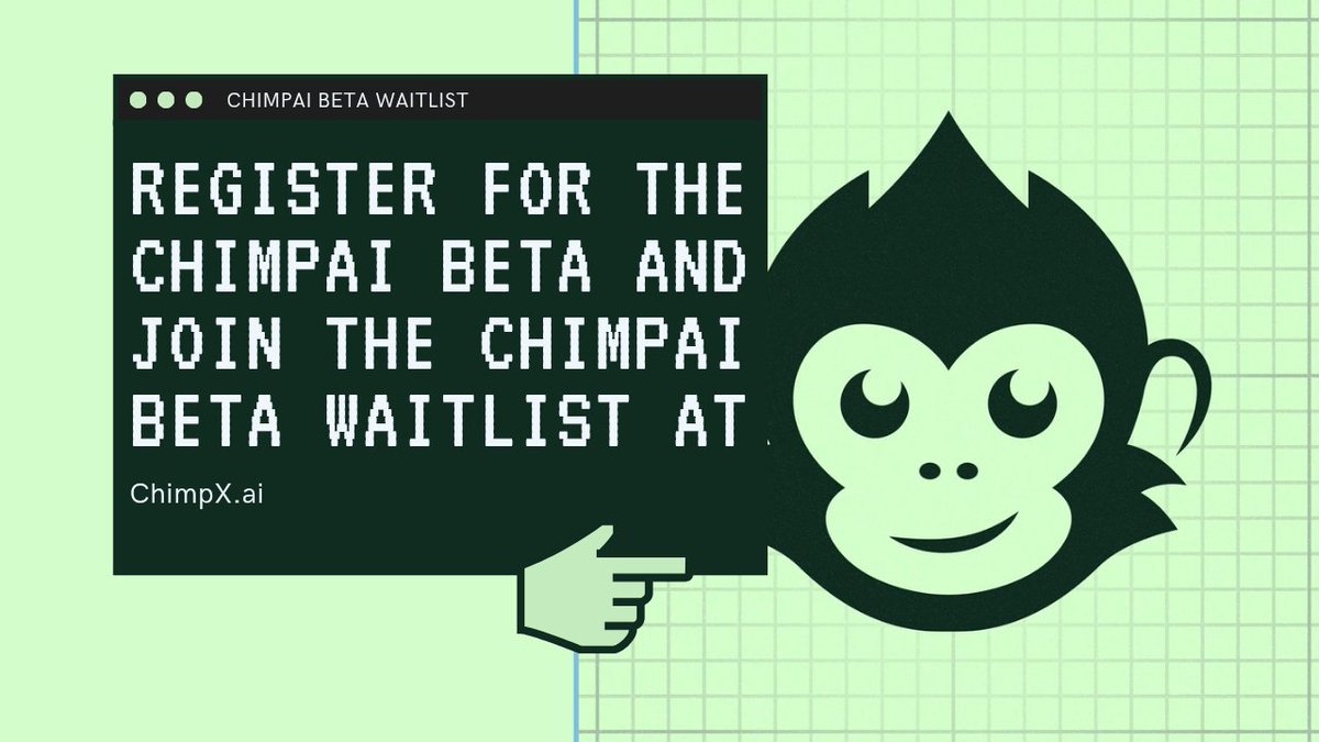 Obongawanora's tweet photo. Seriously, if you're not on the #ChimpAI beta waitlist yet, what are you waiting for?
This is next-level AI tech, and you can be one of the first to try it. 
Head over to https://t.co/Zn7ZA6dVht and secure your spot and you'll thank me later. 😉 #AI #TechBeta @ChimpxAI https://t.co/2wa4frzPOe
