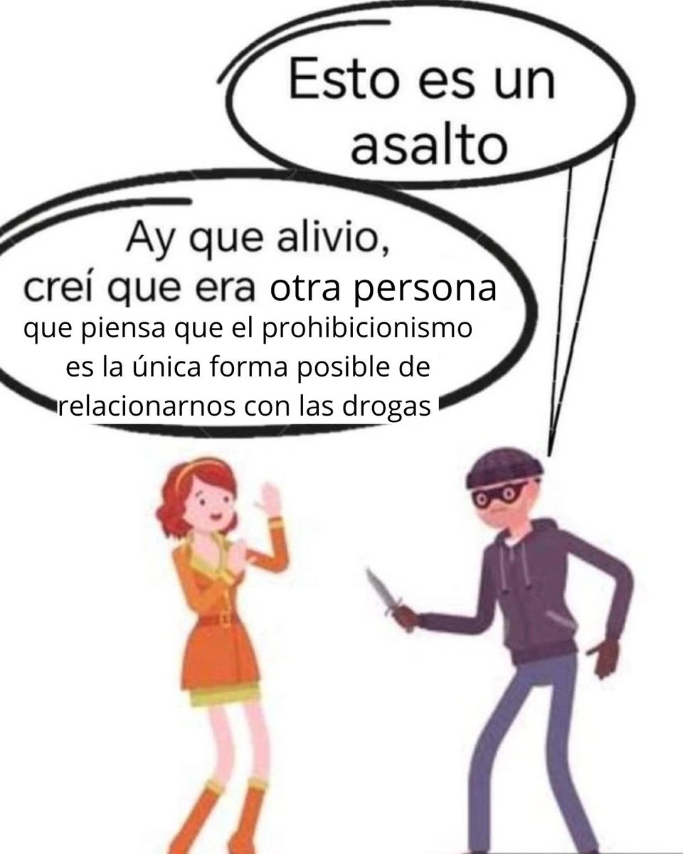 La única forma de terminar con el mercado ilícito de las drogas es la regulación, todo lo demás es violencia de Estado. 

Rompamos los estigmas contra las sustancias y las personas consumidoras🧡.