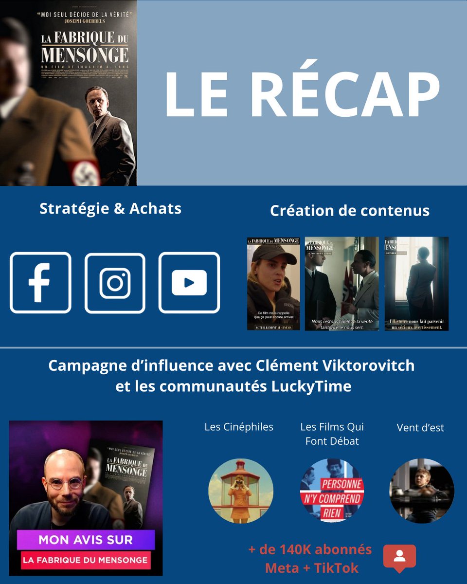 Très heureux d’accompagner <a href="/CondorFilm/">Condor</a> sur la sortie de LA FABRIQUE DU MENSONGE, un film nécessaire et indispensable qui décortique les rouages de la propagande nazie pour que ce qui s’est passé ne se reproduise jamais.