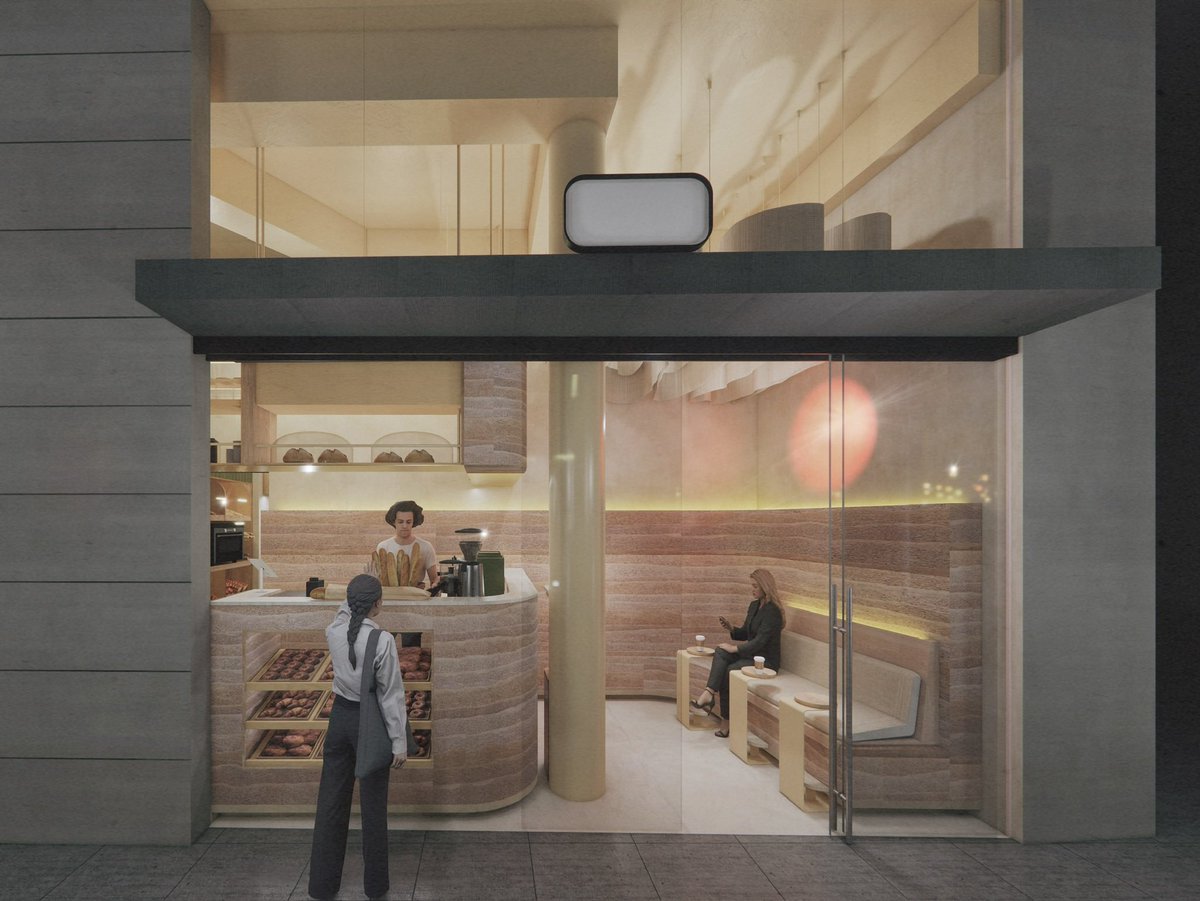 Fachada con ventanilla hacia el de Teo comercial para agilizar la venta de producto.