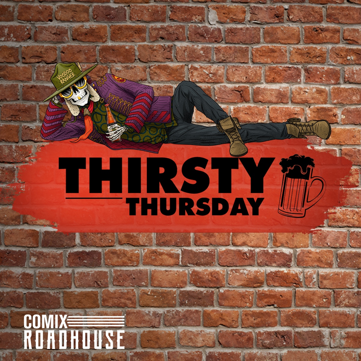 ComixRoadhouse's tweet image. Due to a scheduling conflict, our 3/6 Thirsty Thursday Show has been canceled. We'll still have Spinnato's Comedy Magic Show at 5pm in the Comedy Club followed by Robert Kelly at 8pm on 3/6.