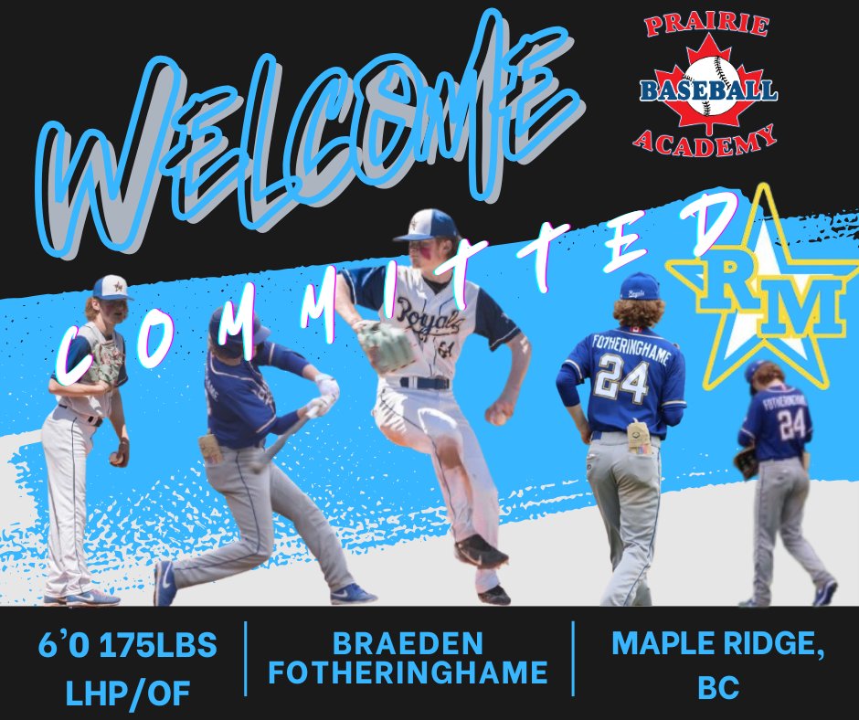 Prairie Baseball Academy (@prairiebaseball) on Twitter photo We would like to welcome LHP/OF Braeden Fotheringhame <a href="/bkfotheringhame/">Braeden Fotheringhame</a> from Maple Ridge, BC and <a href="/RMMBABaseball/">RidgeMeadowsBaseball</a> . Welcome to our family Braeden!! #earntheA We would like to welcome LHP/OF Braeden Fotheringhame <a href="/bkfotheringhame/">Braeden Fotheringhame</a> from Maple Ridge, BC and <a href="/RMMBABaseball/">RidgeMeadowsBaseball</a> . Welcome to our family Braeden!! #earntheA