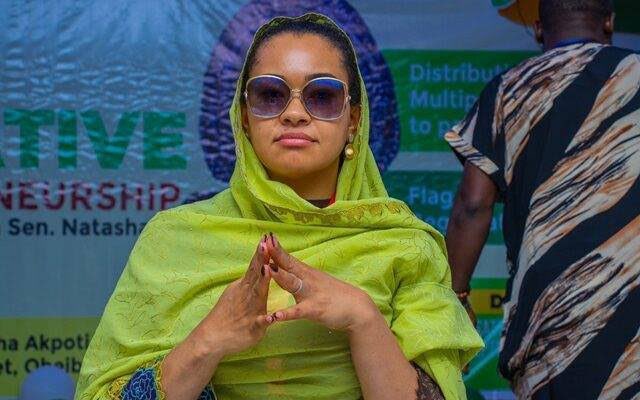 ConfamNewsNG's tweet photo. Senate Refers Senator Natasha to Ethics Committee After Heated Clash with Akpabio

The Senate has referred Senator Natasha (PDP, Kogi Central) to the Committee on Ethics, Privileges, and Public Petitions for disciplinary review following a dispute over seating arrangements. https://t.co/7xyFzu2e1a