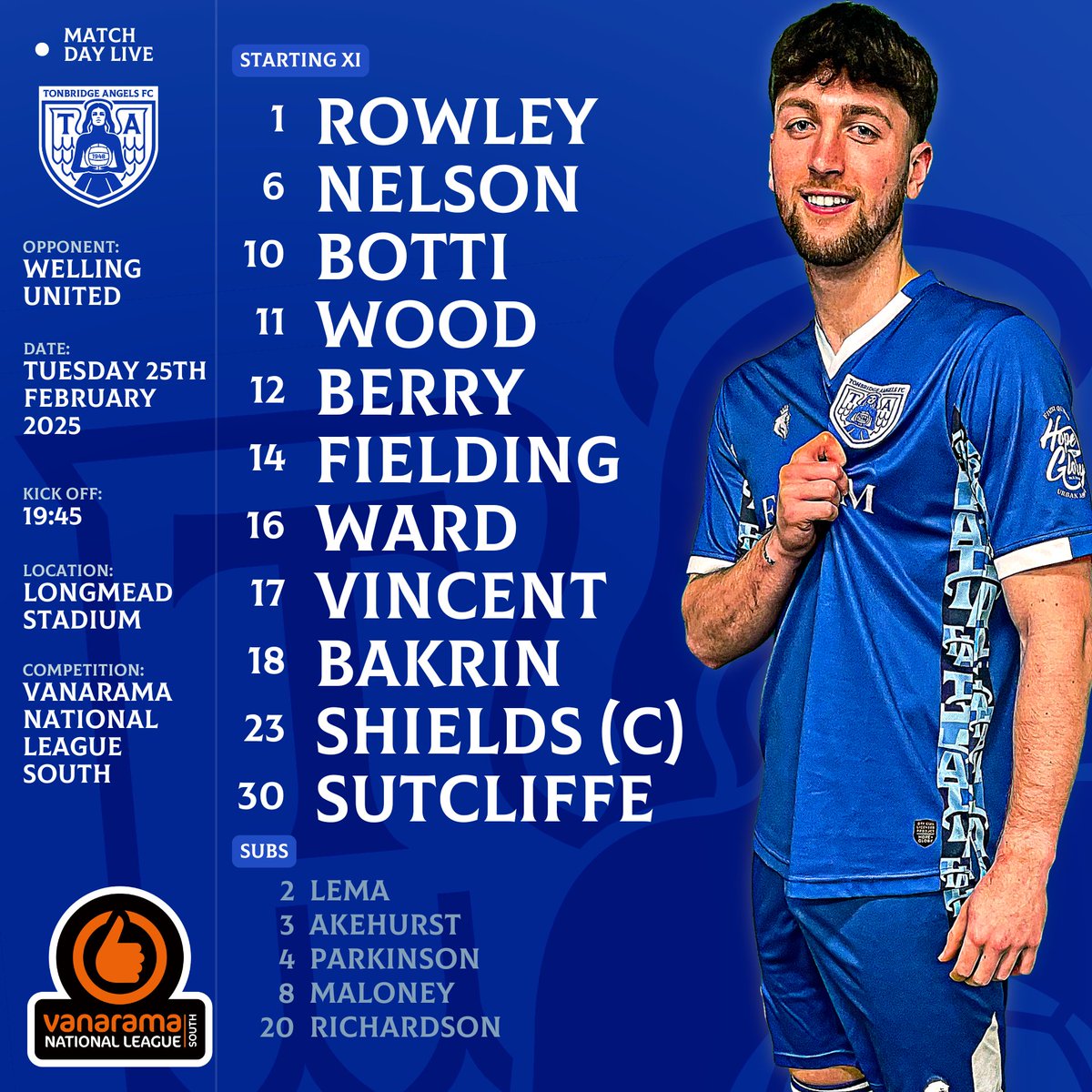 Time to build on Saturday 👊
Your Angels this evening 😇
#TAFC | #COYA