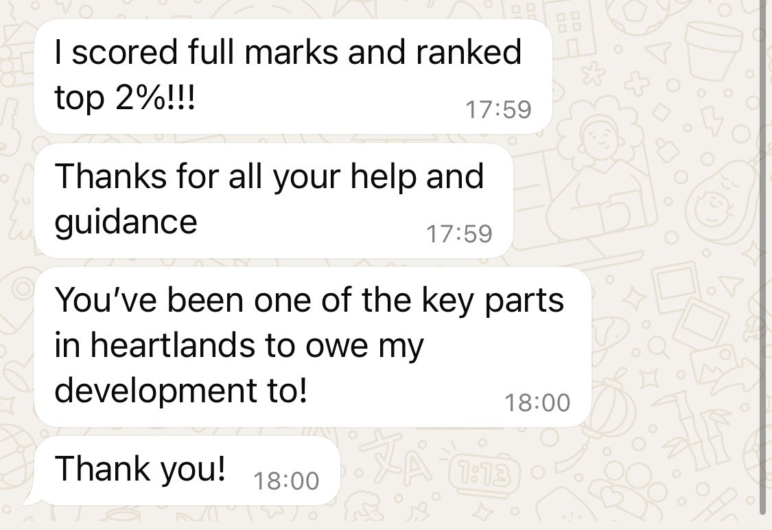 Proud post! 😍

When you’ve had a really busy day: 
ED oncall morning followed by SDEC clinic and topped off with a HIIT class and one of the residents messages you this! 

Welcome to IMT!! 🥳