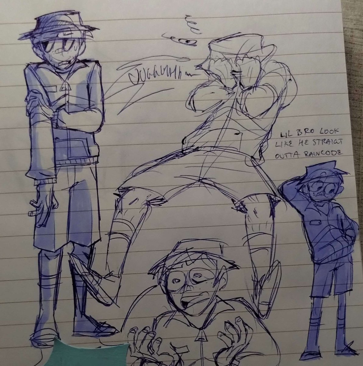 highoncatfood's tweet photo. tead doodles. 1 dollar well spent i love sid hes my son https://t.co/4pS3enPCUd