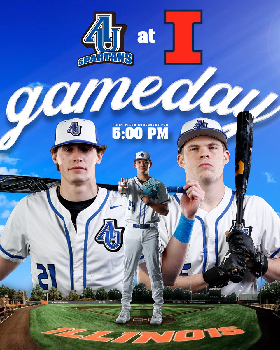 Your Spartans hit the road to Champaign for a 5 pm showdown against the Fighting Illini!

#GoSpartans