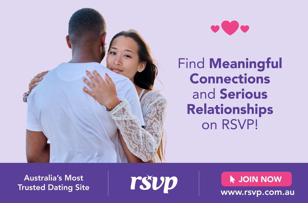 Tired of casual swiping with no real connections? 𝗥𝗦𝗩𝗣 is where genuine singles aged 35+ meet for something real. Whether you're looking for a deep conversation or a lifelong partner, your journey starts here: rsvp.com.au
