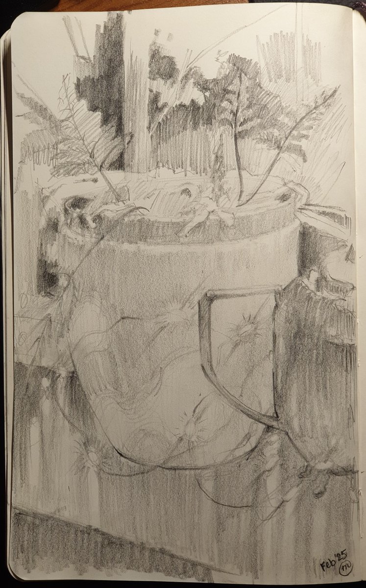 A still life sketch to apply what I've learned so far from the book "Sketching from Square One to Trafalgar Square.

From artist to artist, may this serve as a friendly reminder to review your basics, even if you think you know enough, you may have missed some good ones. I did!