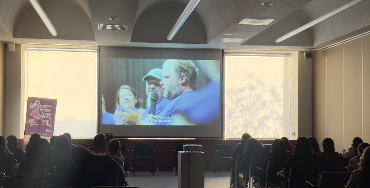 Como última actividad del día se realiza en estos momentos la Proyección del documental “Misoginia en la era digital”.
<a href="/OlimpiaCMujer/">Olimpia</a>