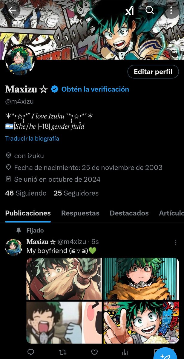 m4x1zu's tweet photo. Pero si me gusta Izuku o neh? (Siganme putos) https://t.co/jKLecvEuxv
