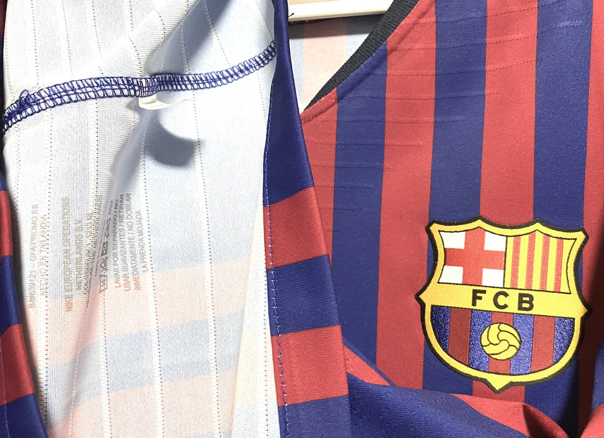 RT @solairouniform: メッシ選手18/19バルセロナ 支給用ユニフォーム