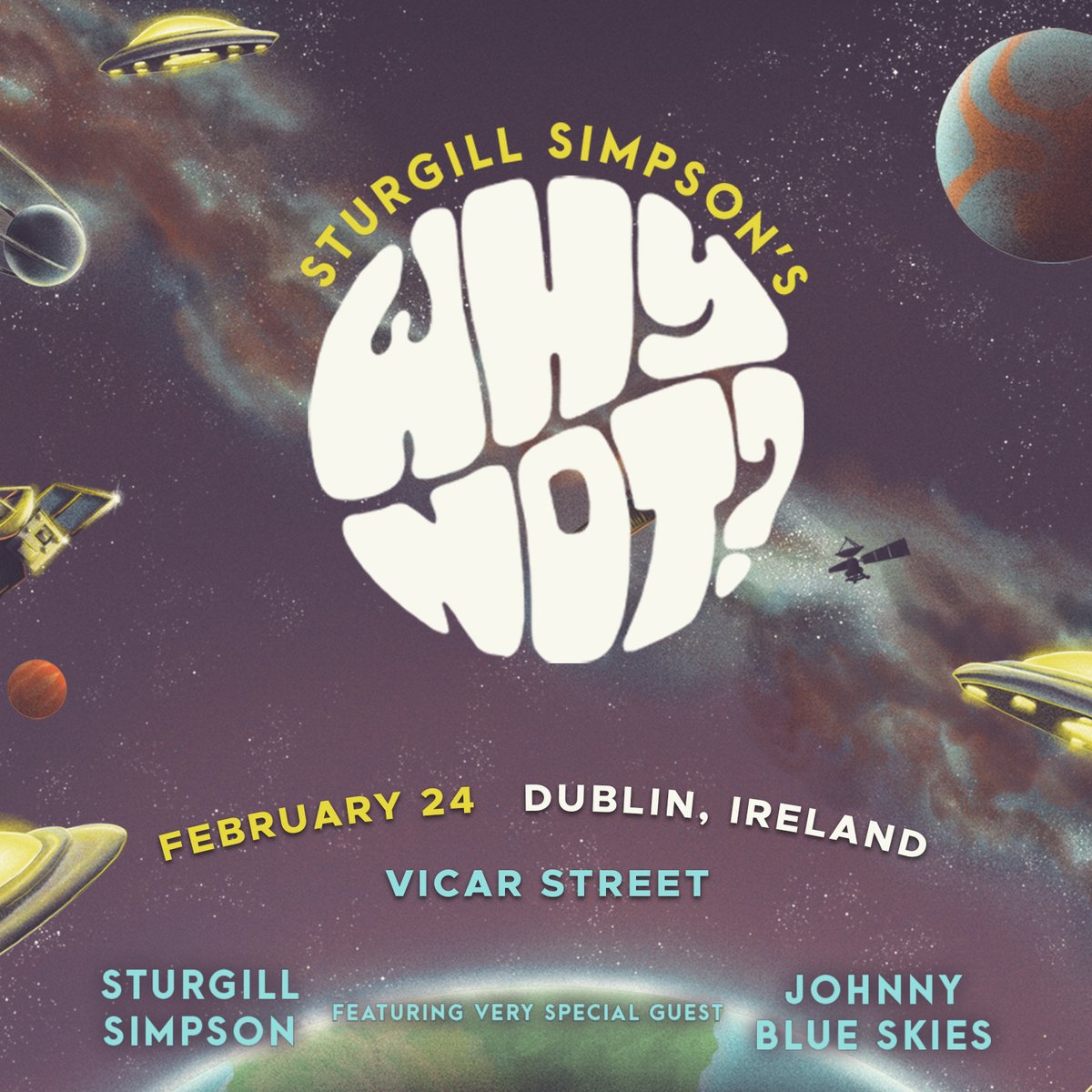 #SturgillSimpson / #JohnnyBlueSkies has brought the "Why Not?" tour over to Europe, and available to stream or order now is the opening two nights! 🌍 

Listen now, and check back daily to get every official release from the road. New to nugs? Start a free trial for instant